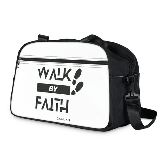 Discover Fitness Handbag-White and Black