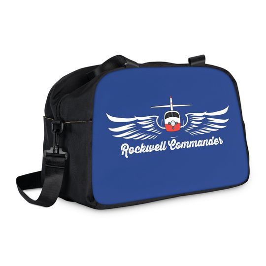 Discover Rockwell Commander Wings Fitness Handbag - Blue