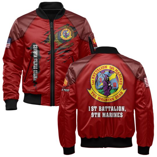 Discover Customized U.S Marines Battalions Bomber Jacket
