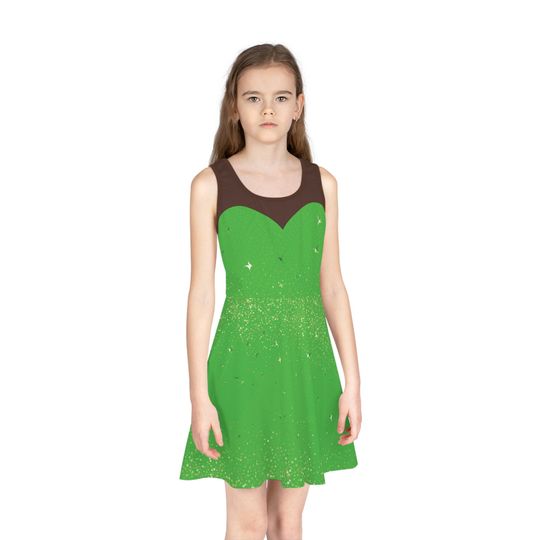 Discover Brown Skin Tinker Fairy Girls' Sleeveless Sundress