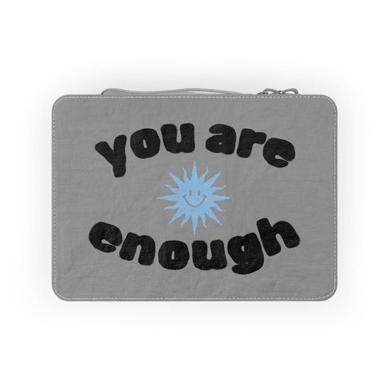 Discover You Are Enough Lunch Bag For Him, Brown Paper Bag