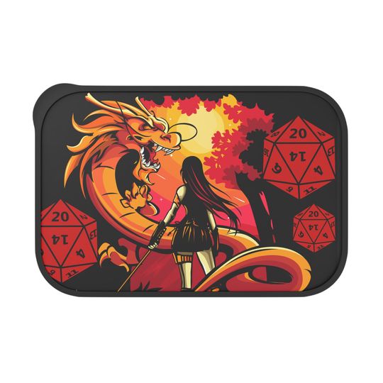 Discover RPG Stylish Bento Box for Gamers, Cool Lunchbox for D and D