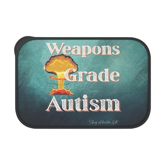Discover Funny Autism Awareness Bento Box, EcoFriendly Lunch Box