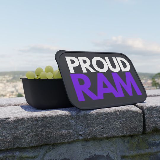 Discover Proud Ram PLA Bento Box with Band and Utensils