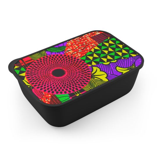 Discover Vibrant PLA Bento Box with Utensils, Eco-friendly Lunchbox for Kids & Adults, Perfect for Work, School, Picnics, Bright Colorful Design