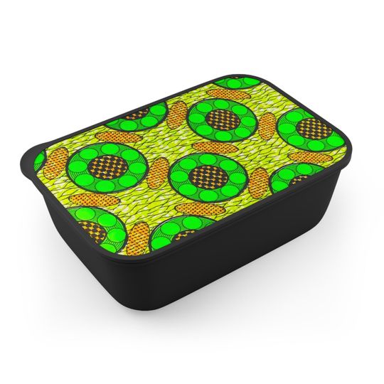 Discover Vibrant Bento Box, Eco-Friendly Lunch Container, Reusable Meal Prep, Perfect for Picnics, Gift for Foodies, Summer Fun