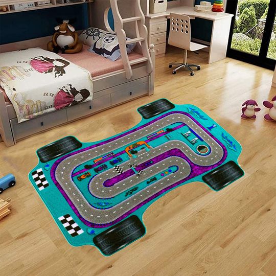 Discover rugs for bedroomGame Room Rugs, Play Mat, Kids Room Decor, Game carpet, Area Rug, Themed Rug,  Modern Rugs, Boy Room Rug, Race Car Rug