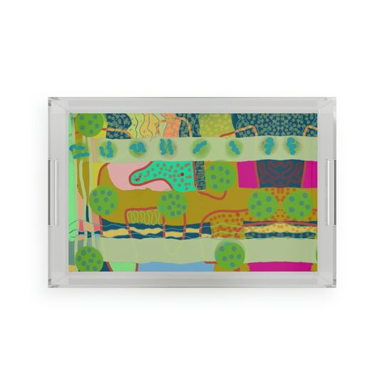 Discover Lima, Acrylic Serving Tray
