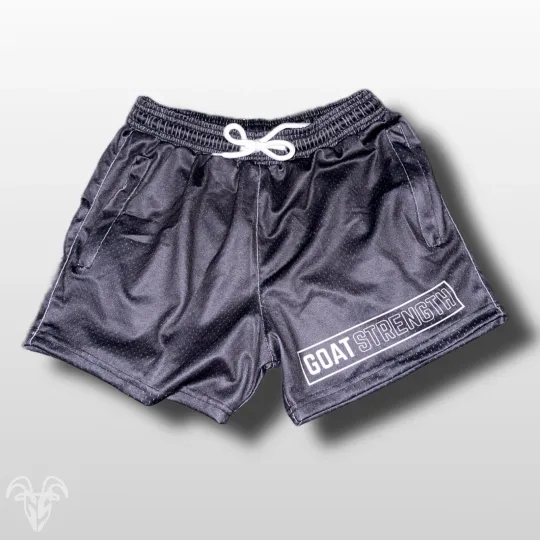 Discover Black Goat Strength Mesh Shorts