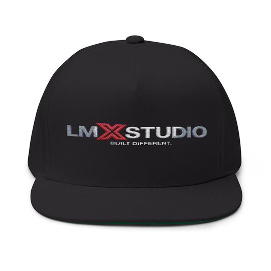 Discover LMX Studio Signature Embroidered Flat Bill Cap