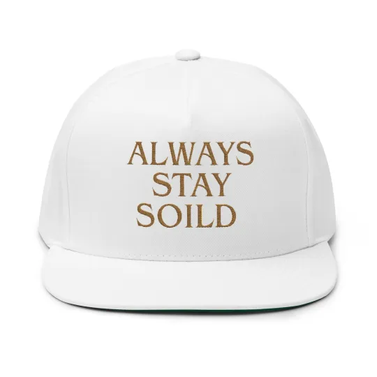 Discover Stylish Embroidered Flat Bill Cap, Always Stay Solid Hat, Casual Cap for [...]