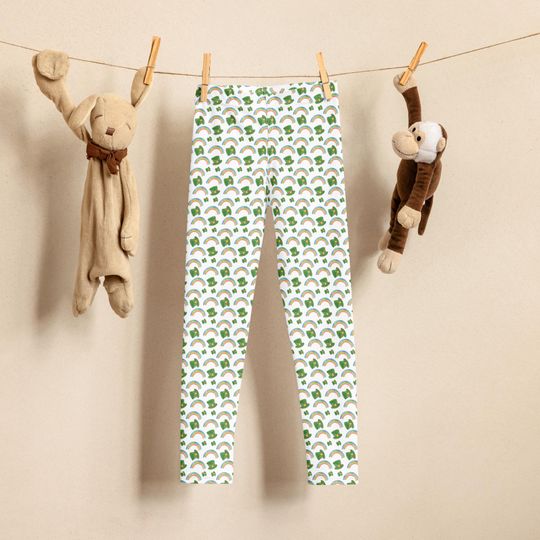 Discover Toddler St Patrick's Legging, shamrock Kid's Leggings