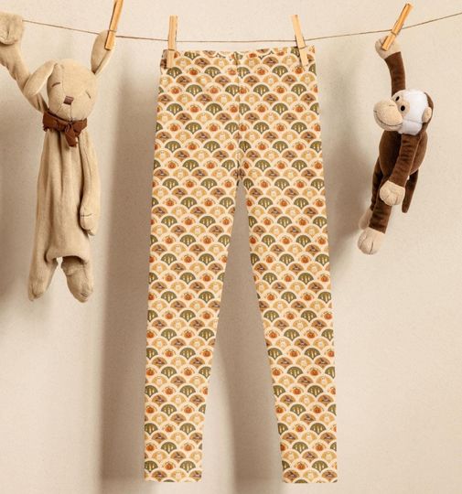 Discover Kids Pumpkin Halloween leggings, Halloween Ghost Kid's Leggings