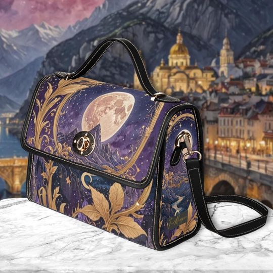 Discover Velaris City of Starlight Satchel Bag, fantasy Top Handle Shoulder Bag