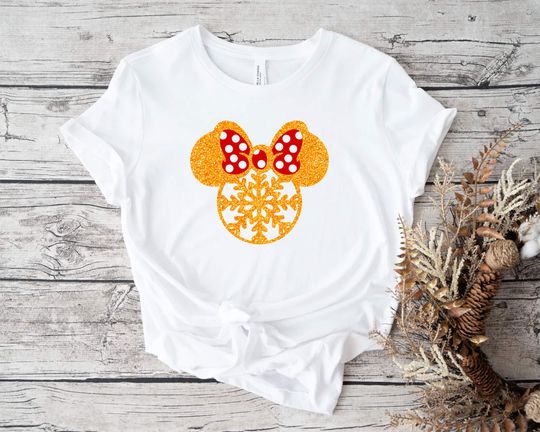 Discover Mickeyy Silhouette Shirt, Disneyyy Family Shirt, Disneyyy Shirt for Women, Disneyyy Ear Shirt, Disneyyy Shirt for Kids, Disneyyy Glitter Minniee Shirt