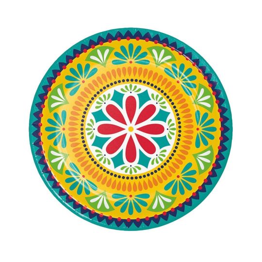 Discover Fiesta Plates - Fiesta Paper Plates, Fiesta Party Plates, Mexican Paper Plates, Cinco de Mayo Plates, Taco Party, Fiesta Party Supplies