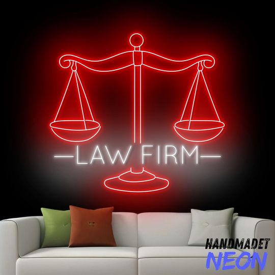 Discover Law Firm Neon Sign, Lawyer Led Sign, Justice Scales Led Light, Law Office Neon Light, Law Firm Wall Art Light, Lawyer Office Wall Decor