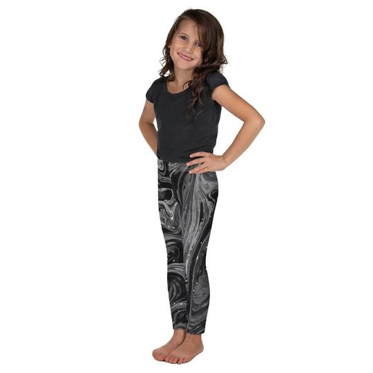 Discover Grey Swirl Kid's Leggings