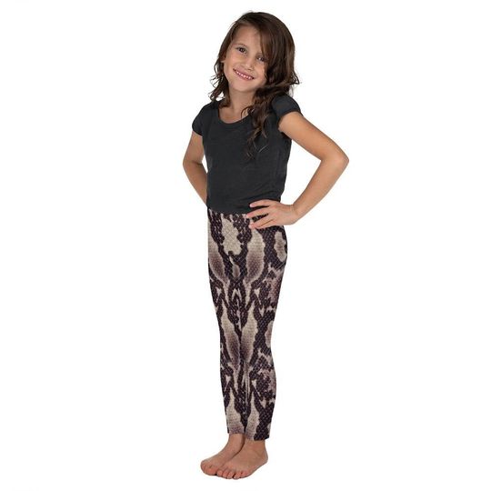 Discover Anaconda Snake Skin Kid's Leggings