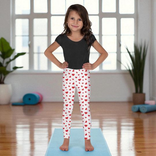 Discover Red Heart Kid's Leggings, Adorable and Stretchy
