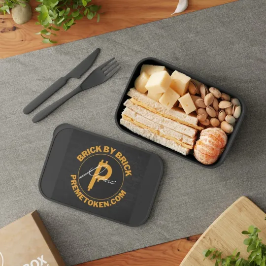 Discover PLA Bento Box with Band and Utensils