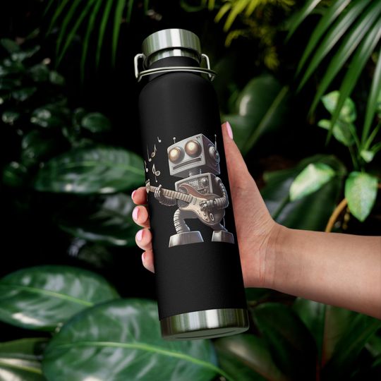 Discover Robot Rock Copper Vacuum Insulated Bottle, 22oz, Art Bottle, Water Bottle