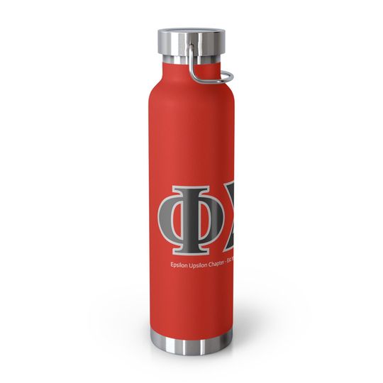 Discover UWW Phi Sigs - PSK - Copper Vacuum Insulated Bottle, 22oz