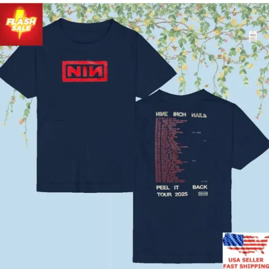 Discover Nine Inch Nails Peel It Back Tour 2025 Shirt  Fan Gift