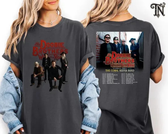 Discover The Doobie Brothers Walk The Road Tour Dates 2025 T-Shirt