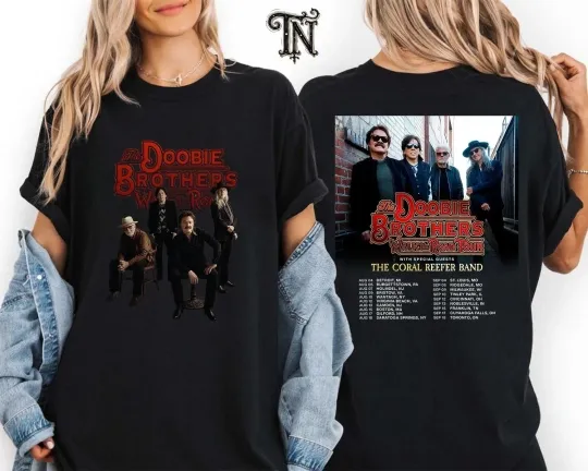 Discover The Doobie Brothers Walk The Road Tour Dates 2025 T-Shirt