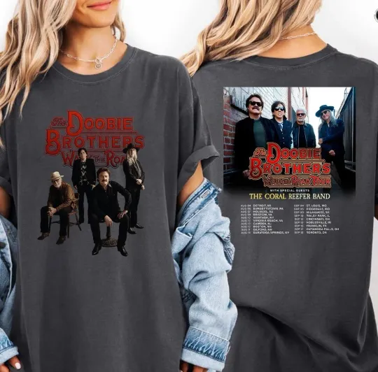 Discover The Doobie Brothers Walk The Road Tour Dates 2025 T shirt
