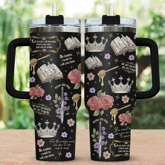 Discover Powerless Series 40oz Tumbler, Kai Azer I Love You Drinkware Tumbler, Fearless Fan Tumbler Cup, Fantasy Book Cup, Bookish Tumbler