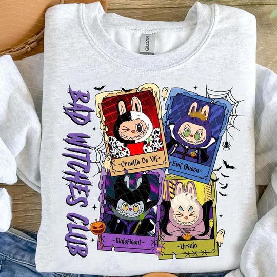 Discover Evil Queens Doll Sweatshirt, Funny Villians Doll Monster Characters