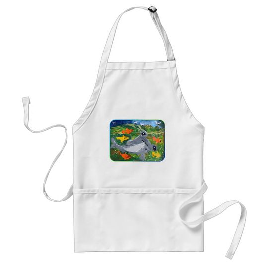 Discover Baby Shark "Art by Kids" Adult Apron