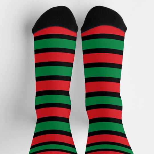 Discover Pan African Flag Crew Socks