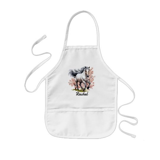 Discover Beautiful Roan Horse Kids' Apron