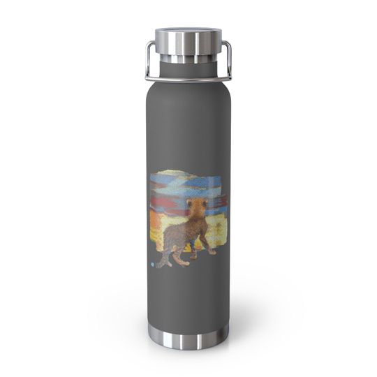 Discover Cheetah Spirit Copper Vacuum Insulated Bottle 22oz