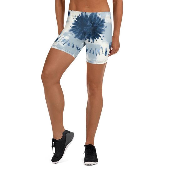 Discover blue white dye Shorts