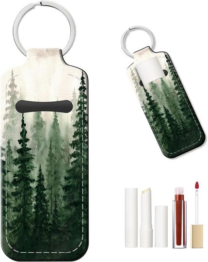 Discover Cute Lip Gloss Keychain Holder, D-Ring Chapstick Holder