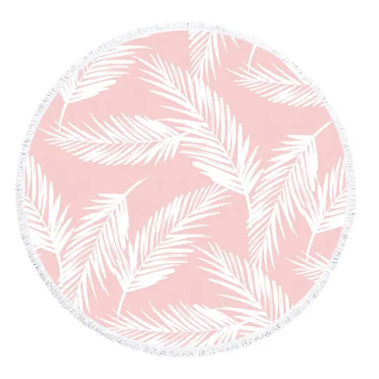 Discover Tropical Round Beach Towel