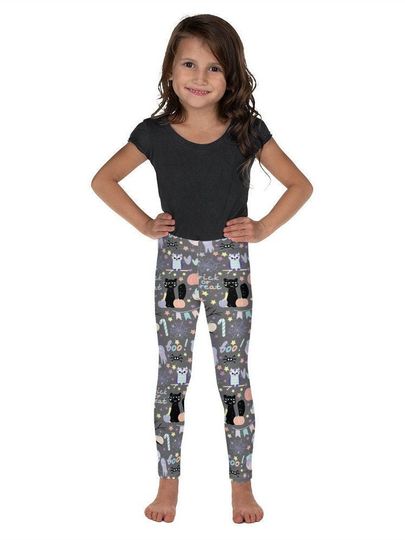 Discover Fun Halloween Pattern Kid's Leggings, Halloween Leggings