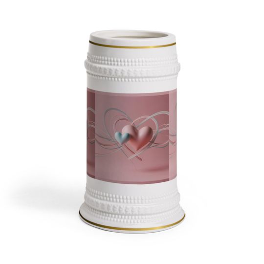 Discover Romantic Stein Mug, Love Gift for Couples, Wedding Occasions