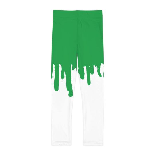 Discover Ivory Sprout - Drip Series - Kids Leggings