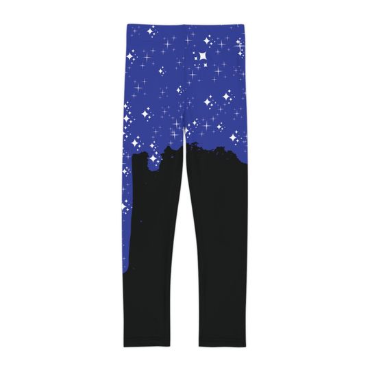 Discover Midnight Galaxy - Drip Series - Kids Leggings
