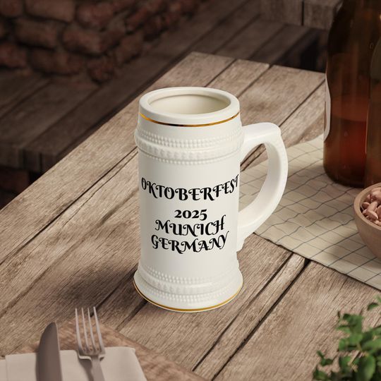 Discover Oktoberfest 2025 Beer Stein Mug - Perfect for Beer Lovers, Oktoberfest Celebrations