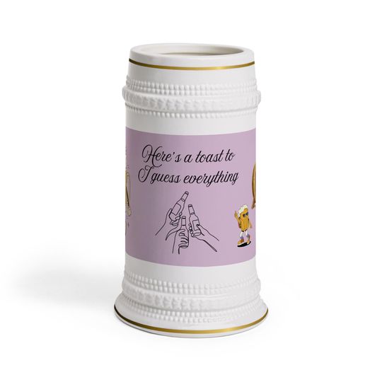 Discover Humorous Beer Stein Mug - Fun Gifts for Beer Lovers, Party Essentials