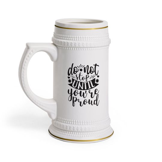 Discover Ceramic Beer stein | Handcrafted Ceramic Stein Mug | Vintage-Inspired Stein Mug