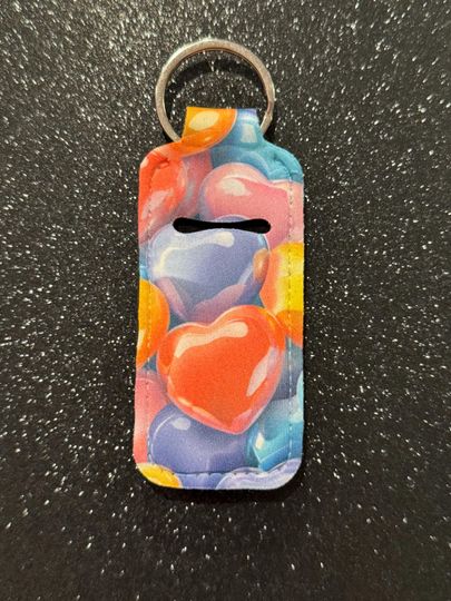 Discover 3D Heart Chapstick/Lighter Keyring Holder  Custom Heart Keychain, Love Gift