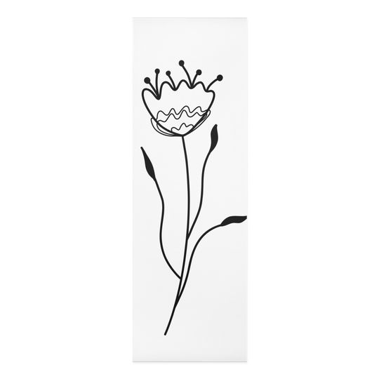 Discover Foam Yoga Mat - Whimsical Flower