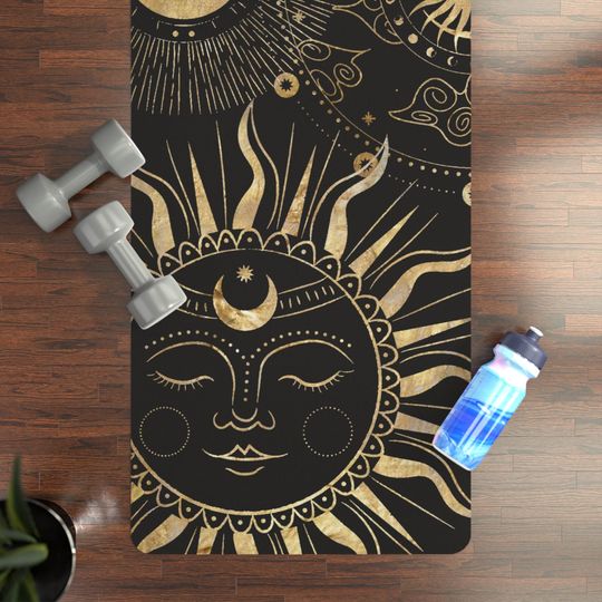 Discover Astrology Yoga Mat, Celestial Rubber Mat
